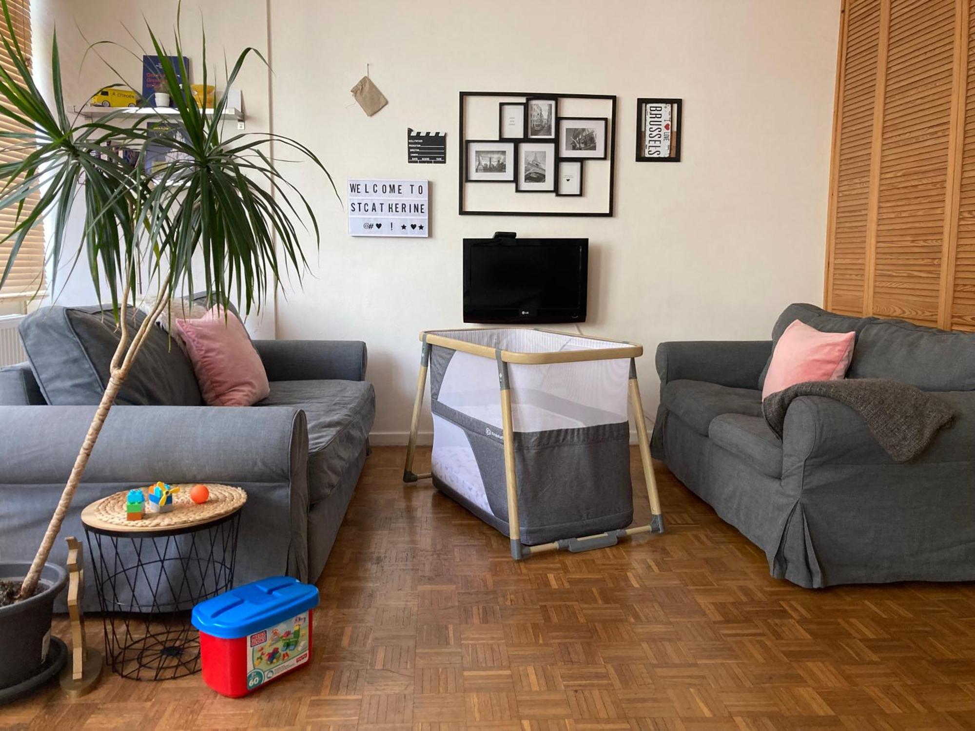 St Catherine - Sweet Home - Bxl - Studio Apartment With City View Brussels Luaran gambar